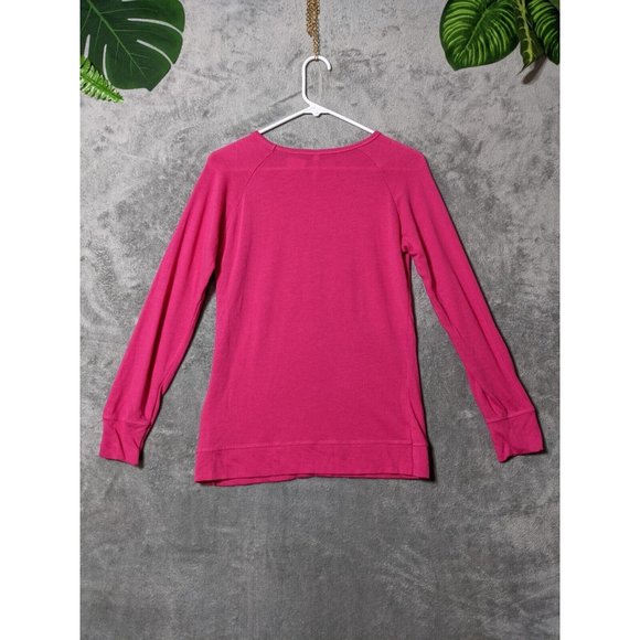 🍑COL STORY Women Knit Sweater Pullover Long Sleeve Solid Pink LARGE(12-14) - Picture 5 of 10